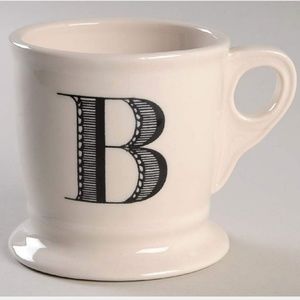 Anthro Initial Mug - B
